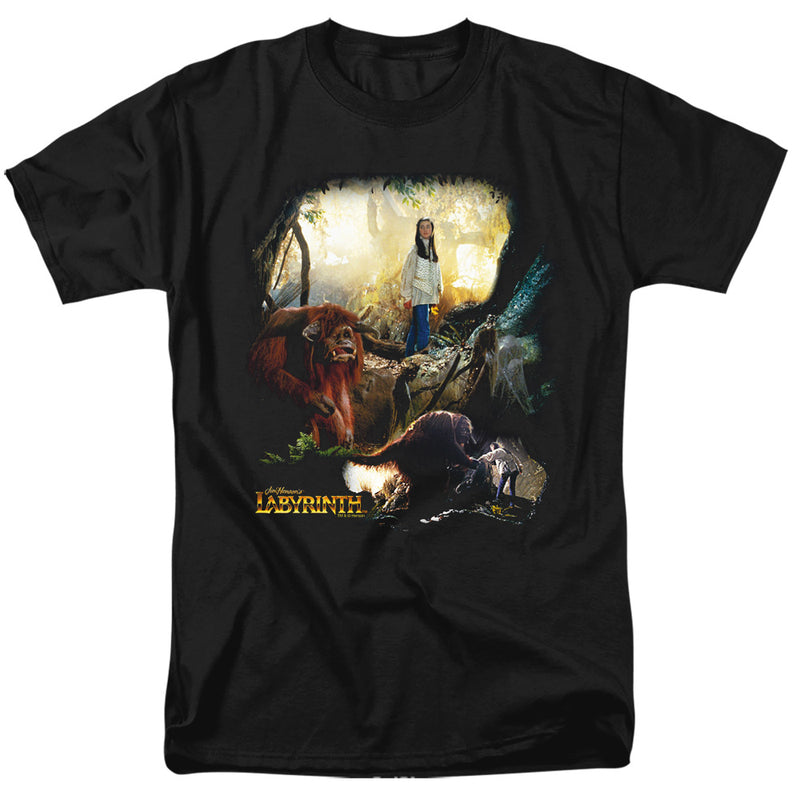 T-Shirt featuring design named Labyrinth - Sarah & Ludo, product image 1 of 2