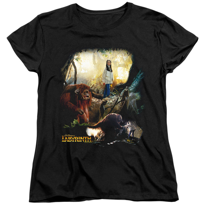 T-Shirt featuring design named Labyrinth - Sarah & Ludo, product image 2 of 2