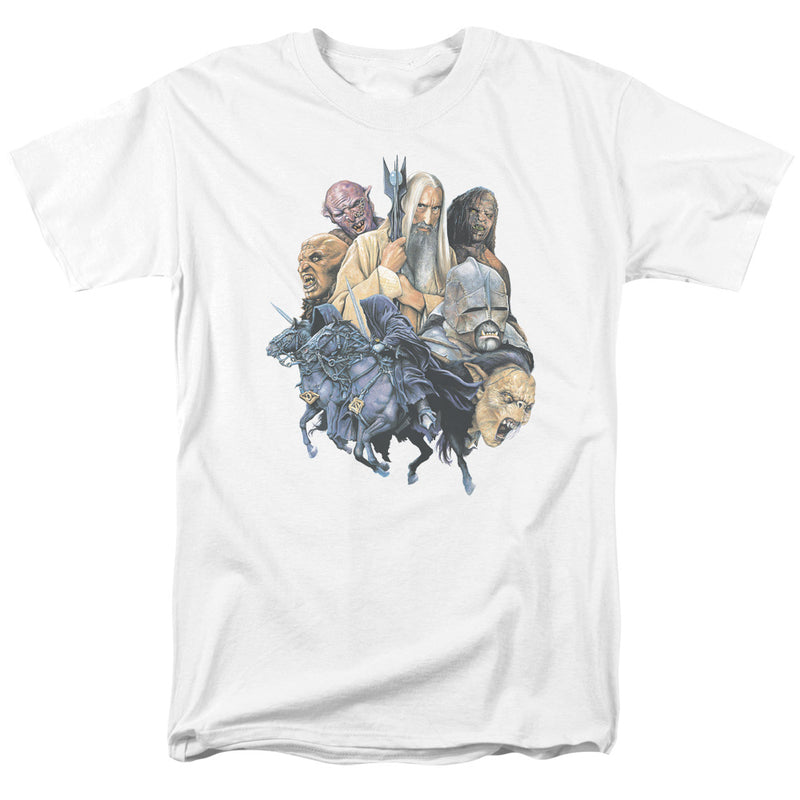 T-Shirt featuring design named The Lord of the Rings Trilogy - Collage of Evil, product image 1 of 2