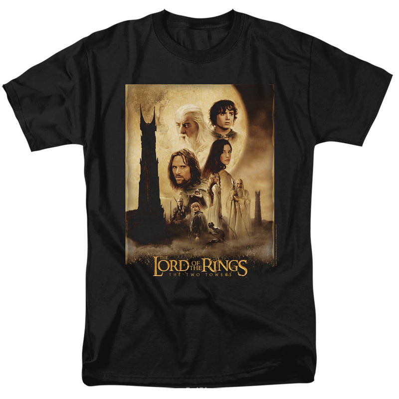 T-Shirt featuring design named The Lord of the Rings Trilogy - Two Towers Poster, product image 1 of 2