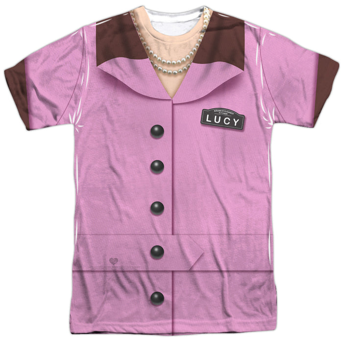 I Love Lucy - Chocolate Factory Costume (front & back)