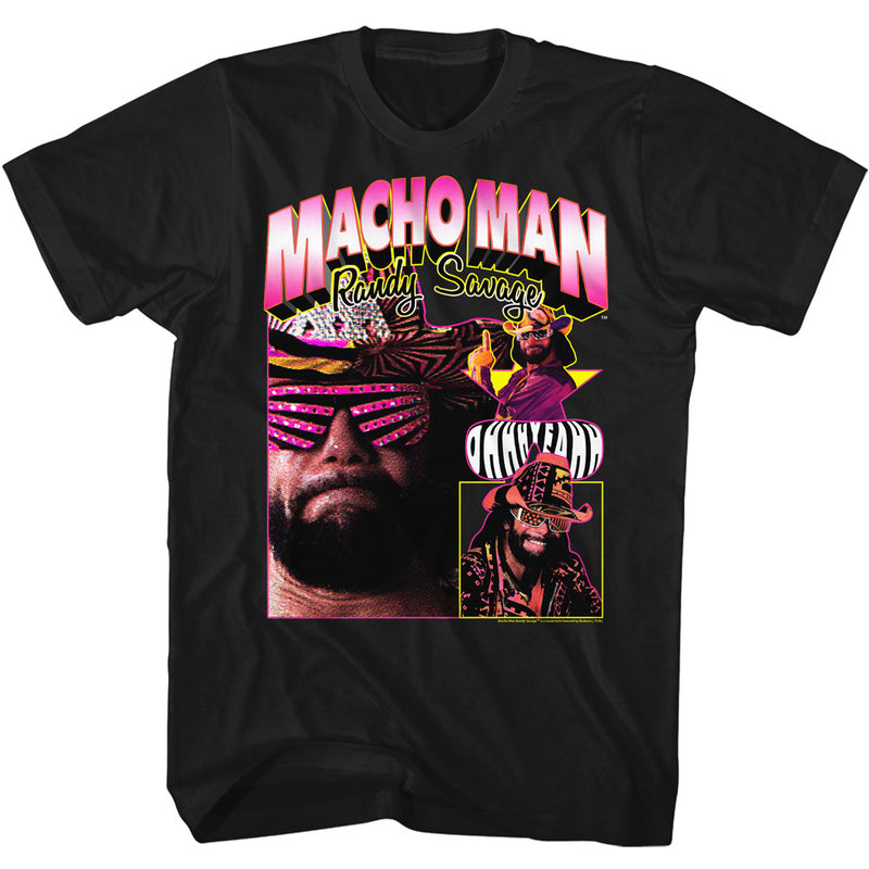 T-Shirt featuring design named Macho Man Randy Savage - Collage