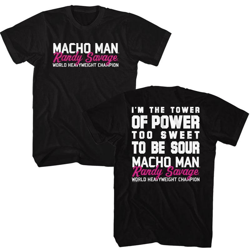 T-Shirt featuring design named Macho Man Randy Savage - Tower of Power