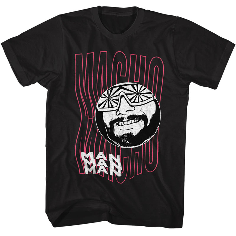 T-Shirt featuring design named Macho Man Randy Savage - Funky Text