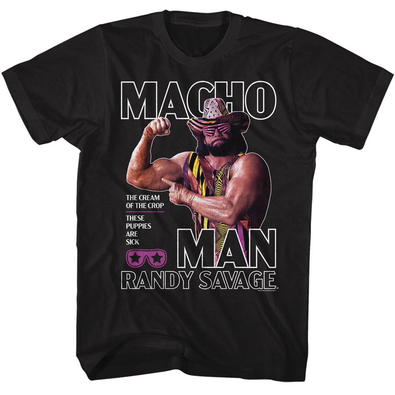 T-Shirt featuring design named Macho Man Randy Savage - Flex