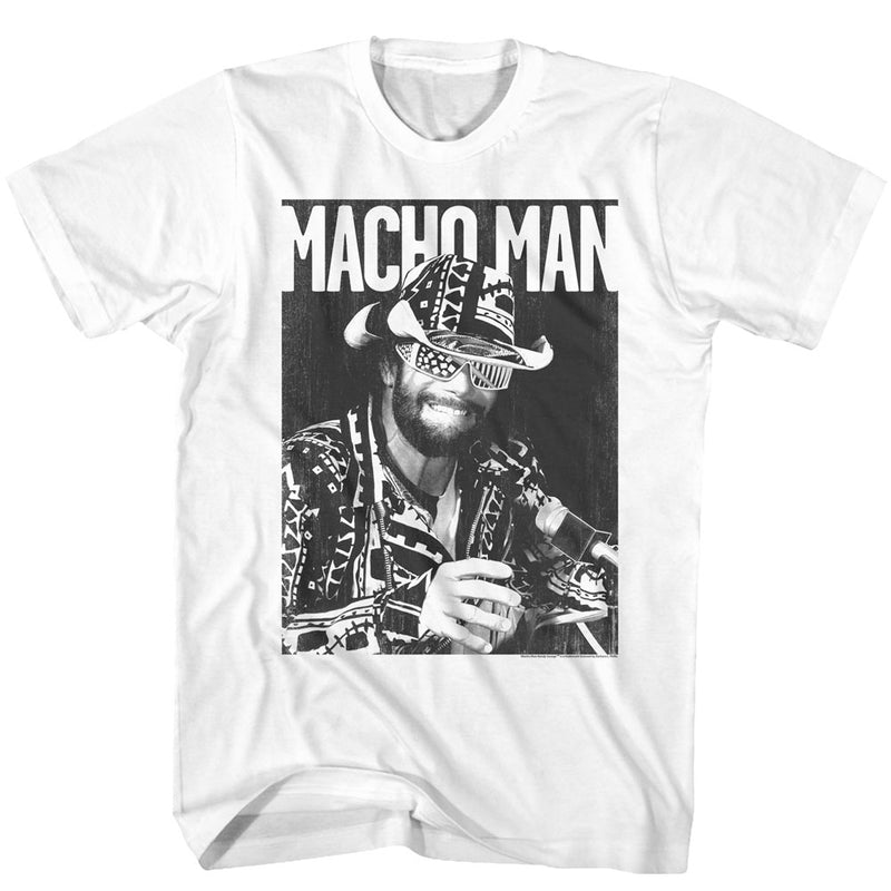 T-Shirt featuring design named Macho Man Randy Savage - B&W Picture