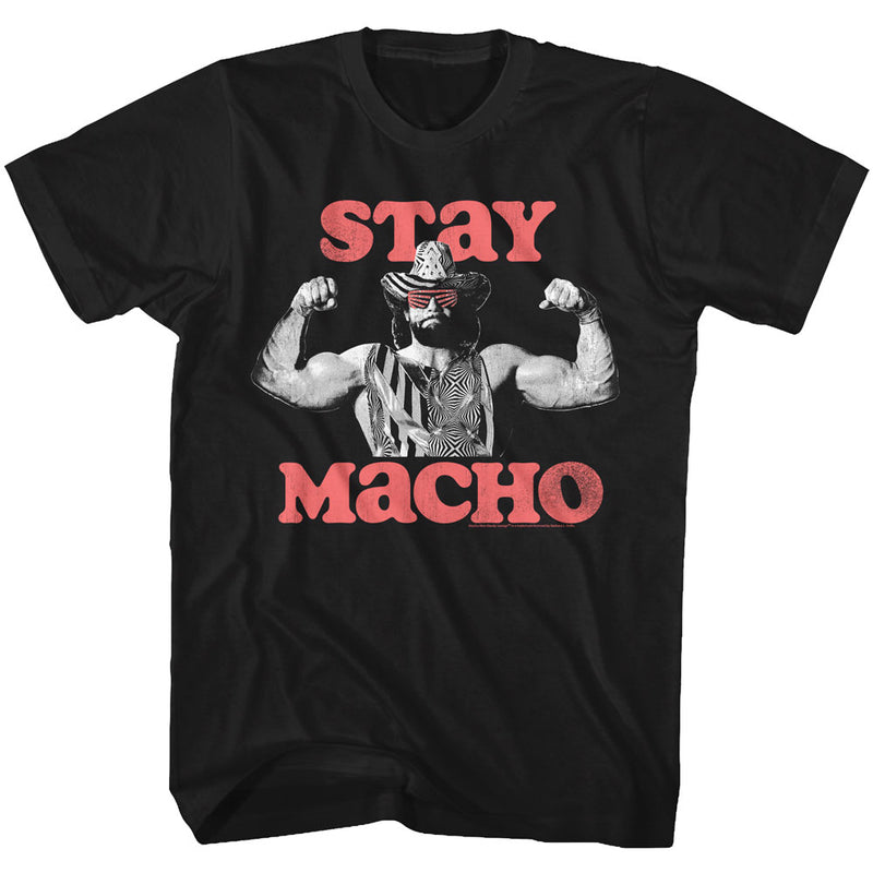 T-Shirt featuring design named Macho Man Randy Savage - Stay Macho