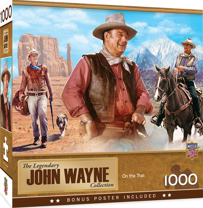 John Wayne On the Trail 1000 Piece Jigsaw Puzzle