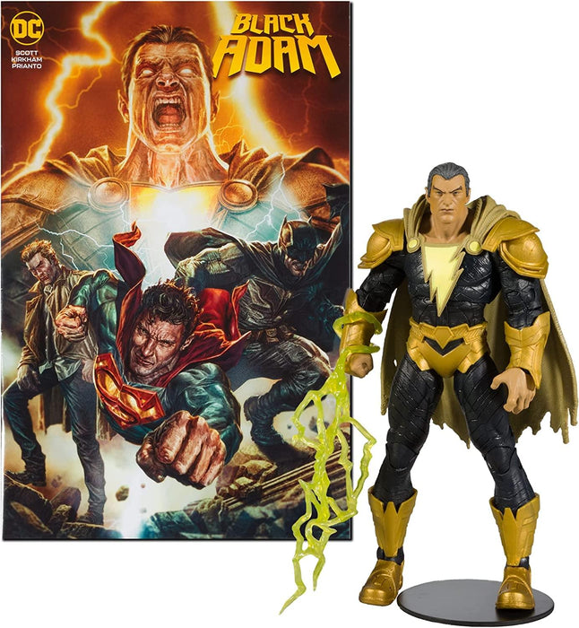 DC Direct Black Adam 7 Inch Action Figure With Comic