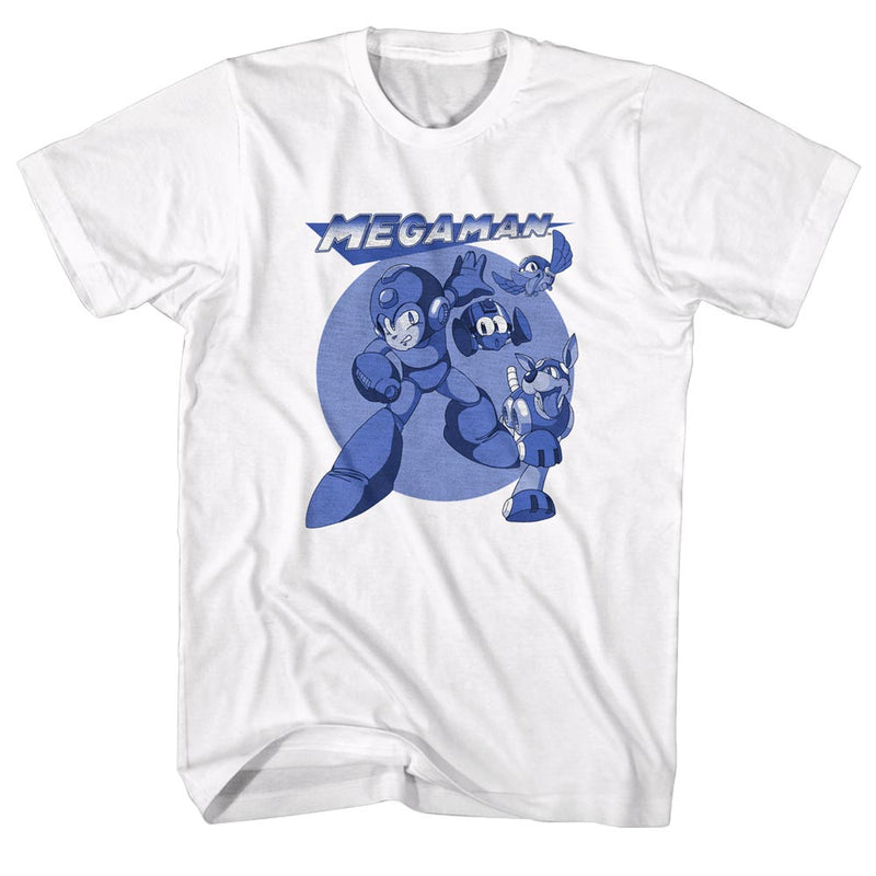 T-Shirt featuring design named Mega Man - Mega Blues
