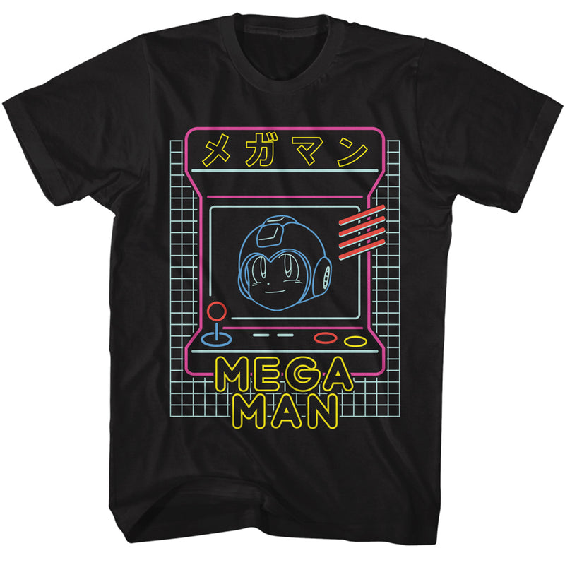 T-Shirt featuring design named Mega Man - Neon Arcade