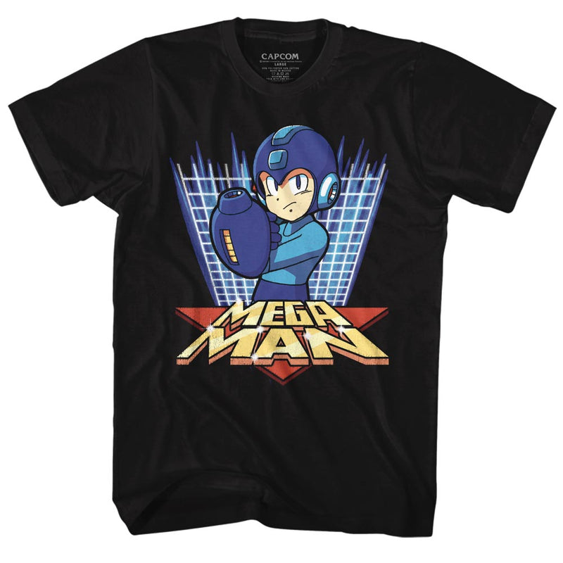 T-Shirt featuring design named Mega Man - Mega Grid