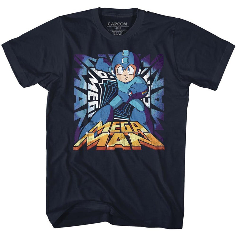 T-Shirt featuring design named Mega Man - Spiral