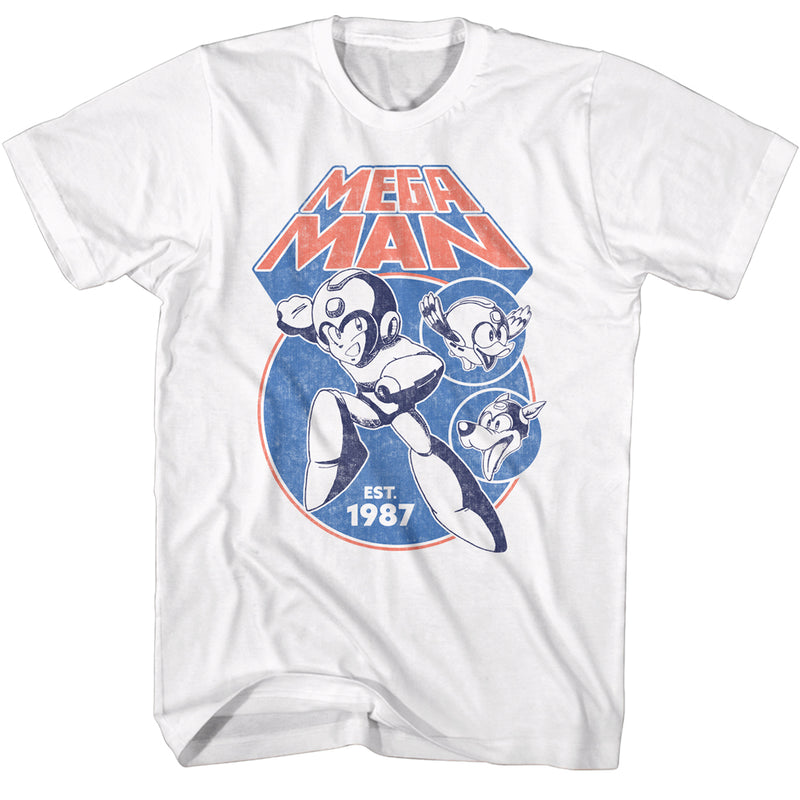T-Shirt featuring design named Mega Man - Mega Circles
