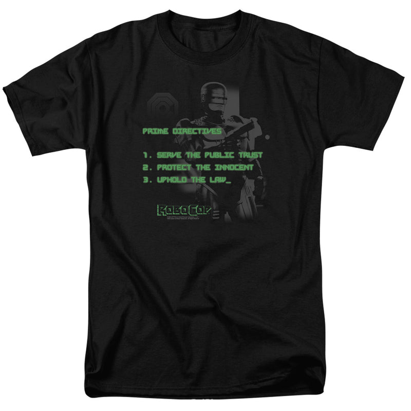 T-Shirt featuring design named RoboCop - Prime Directives