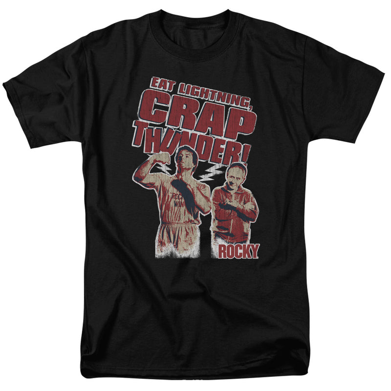 T-Shirt featuring design named Rocky - Eat Lightning, product image 1 of 2