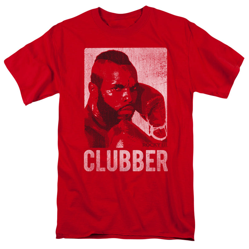 T-Shirt featuring design named Rocky - Clubber Lang (Red), product image 1 of 2