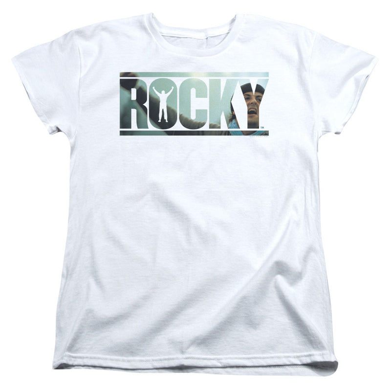 T-Shirt featuring design named Rocky - Cutout Logo, product image 2 of 2