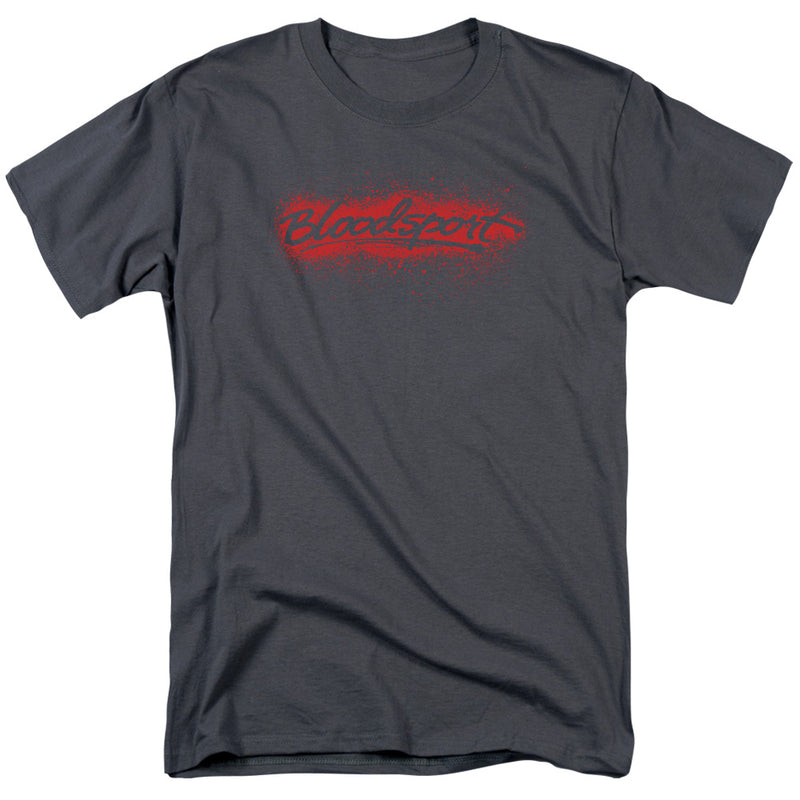 T-Shirt featuring design named Bloodsport - Blood Splatter Logo, product image 1 of 2