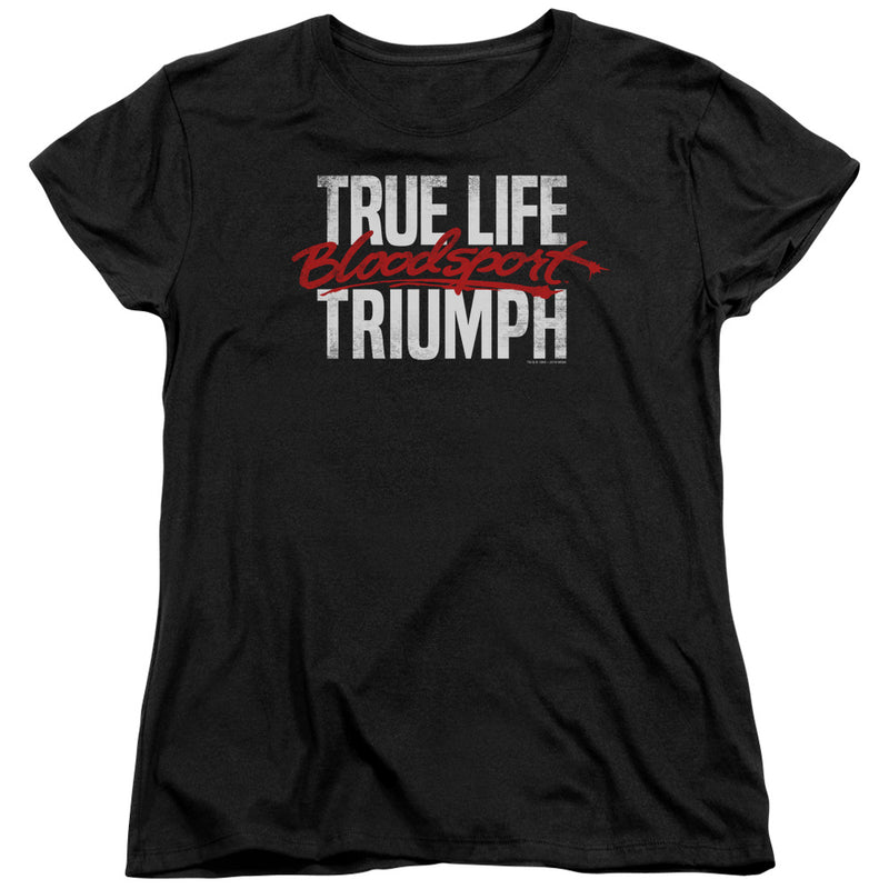 T-Shirt featuring design named Bloodsport - True Story, product image 2 of 2