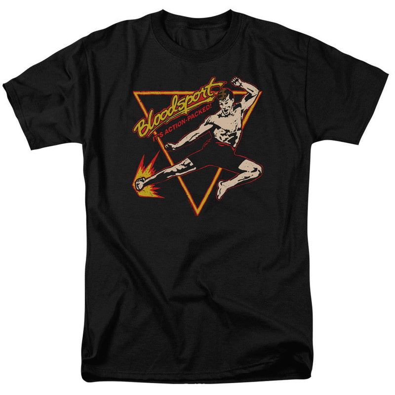 T-Shirt featuring design named Bloodsport - Action Packed, product image 1 of 2