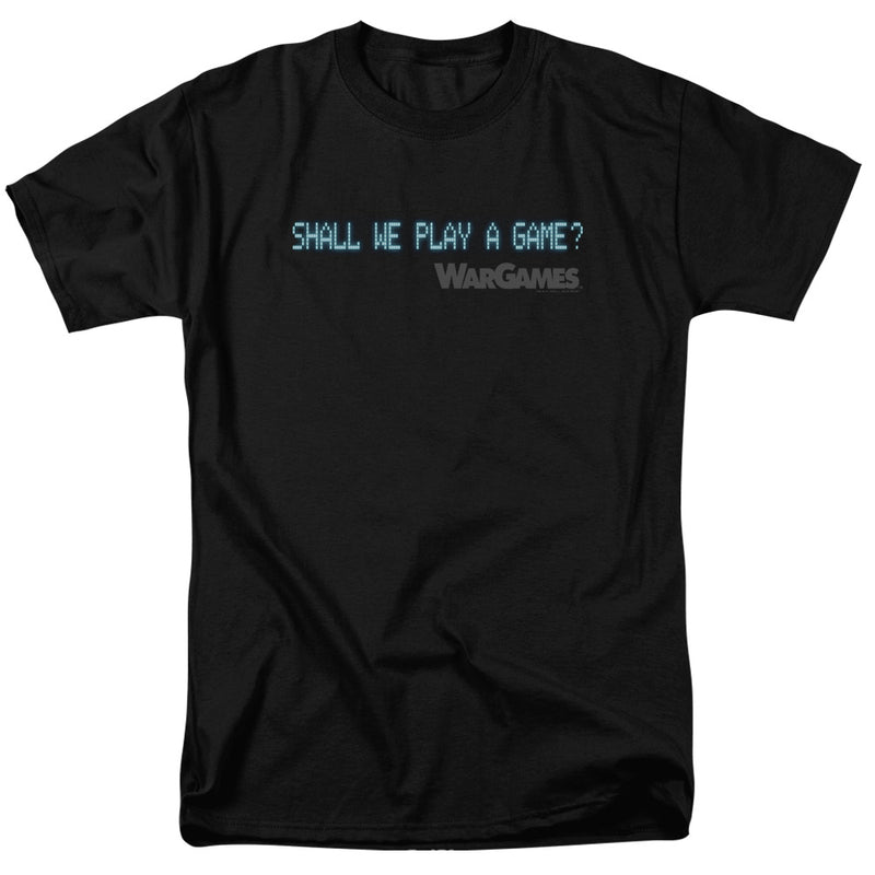 T-Shirt featuring design named Wargames - Shall We, product image 1 of 2