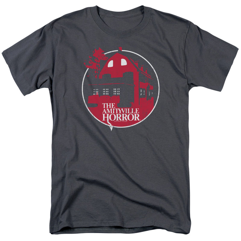 T-Shirt featuring design named The Amityville Horror - Red House, product image 1 of 2
