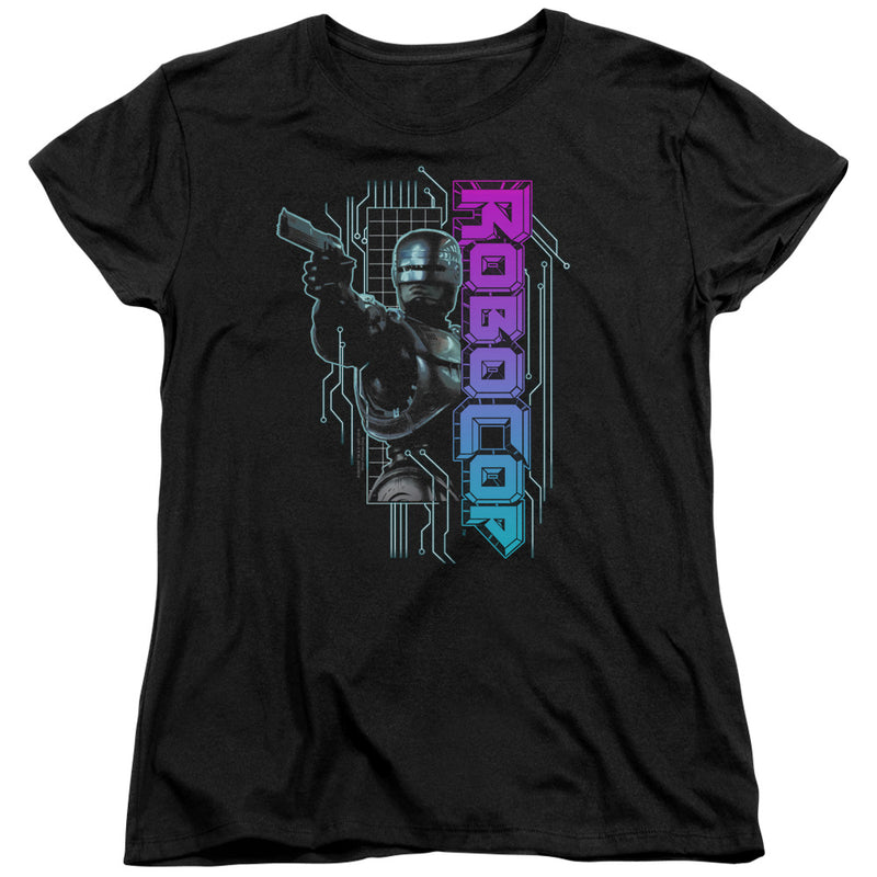 T-Shirt featuring design named RoboCop - Robo Neon, product image 2 of 2