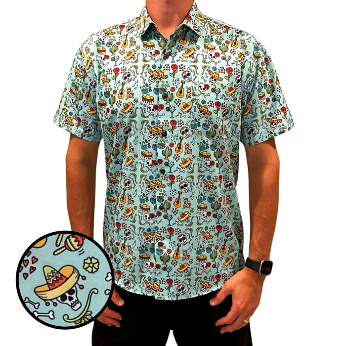 Super Stretch - Mexican Fiesta Hawaiian Shirt