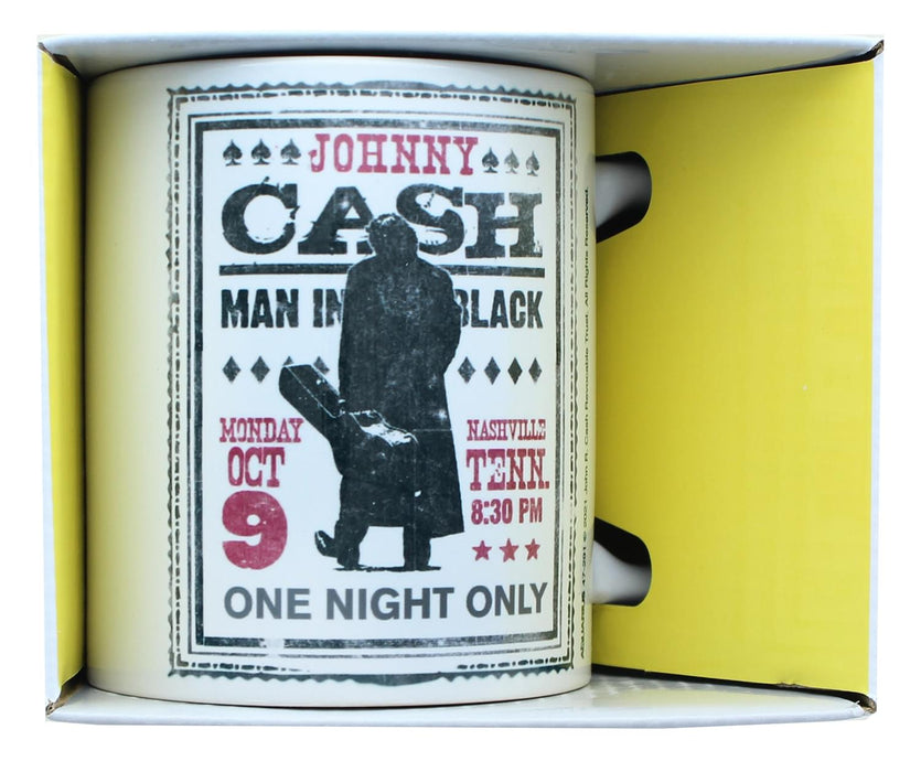 Johnny Cash One Night Only 11 Ounce Ceramic Mug