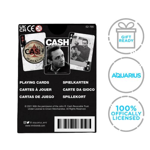 Johnny Cash Playing Cards