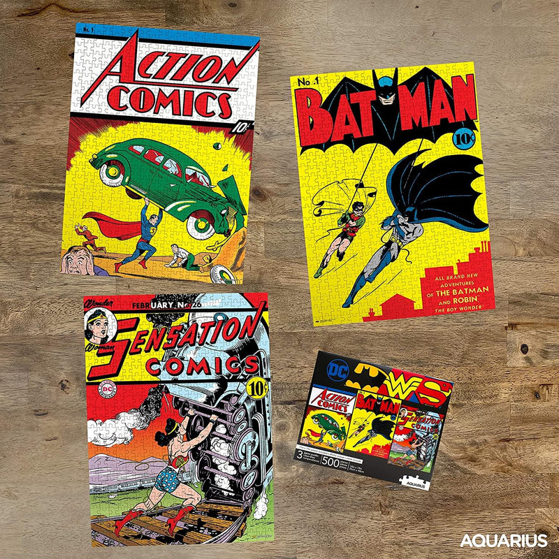 DC Comics 500 Piece Jigsaw Puzzles | Set of 3 product image 2 of 4