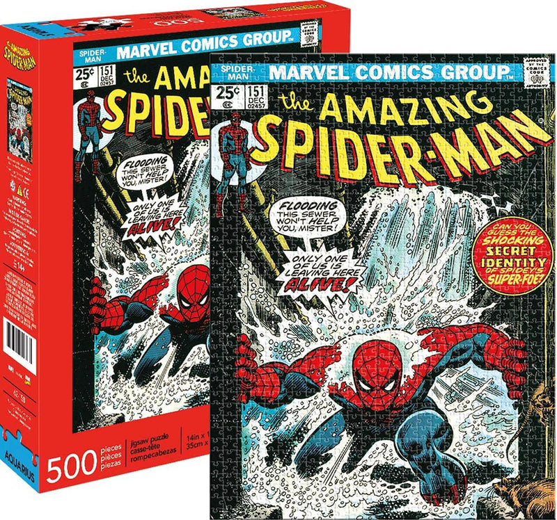 Marvel Spider-Man #151 Comic Cover 500 Piece Jigsaw Puzzle product image 1 of 6