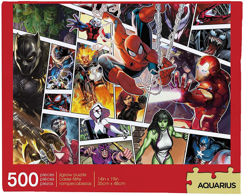 Marvel Comic Panels 500 Piece Jigsaw Puzzle product image 1 of 4