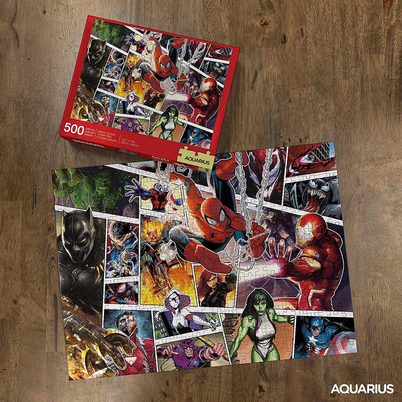 Marvel Comic Panels 500 Piece Jigsaw Puzzle product image 3 of 4