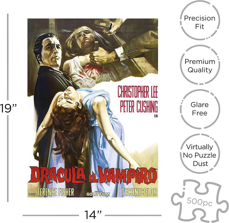 Hammer Dracula 500 Piece Jigsaw Puzzle product image 2 of 3