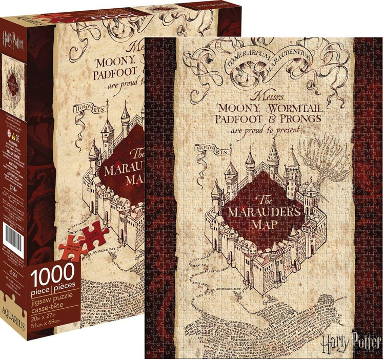 Harry Potter Marauders Map 1000-Piece Jigsaw Puzzle