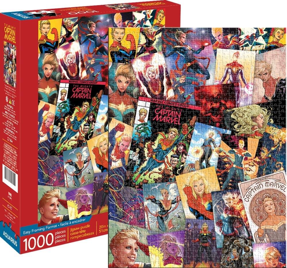 Marvel Captain Marvel Collage 1000 Piece Jigsaw Puzzle | Free