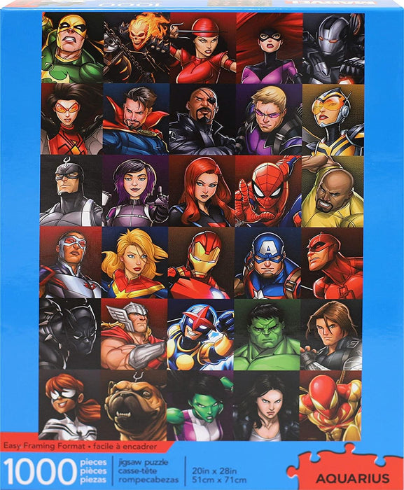 Marvel Heroes Collage 1000 Piece Jigsaw Puzzle