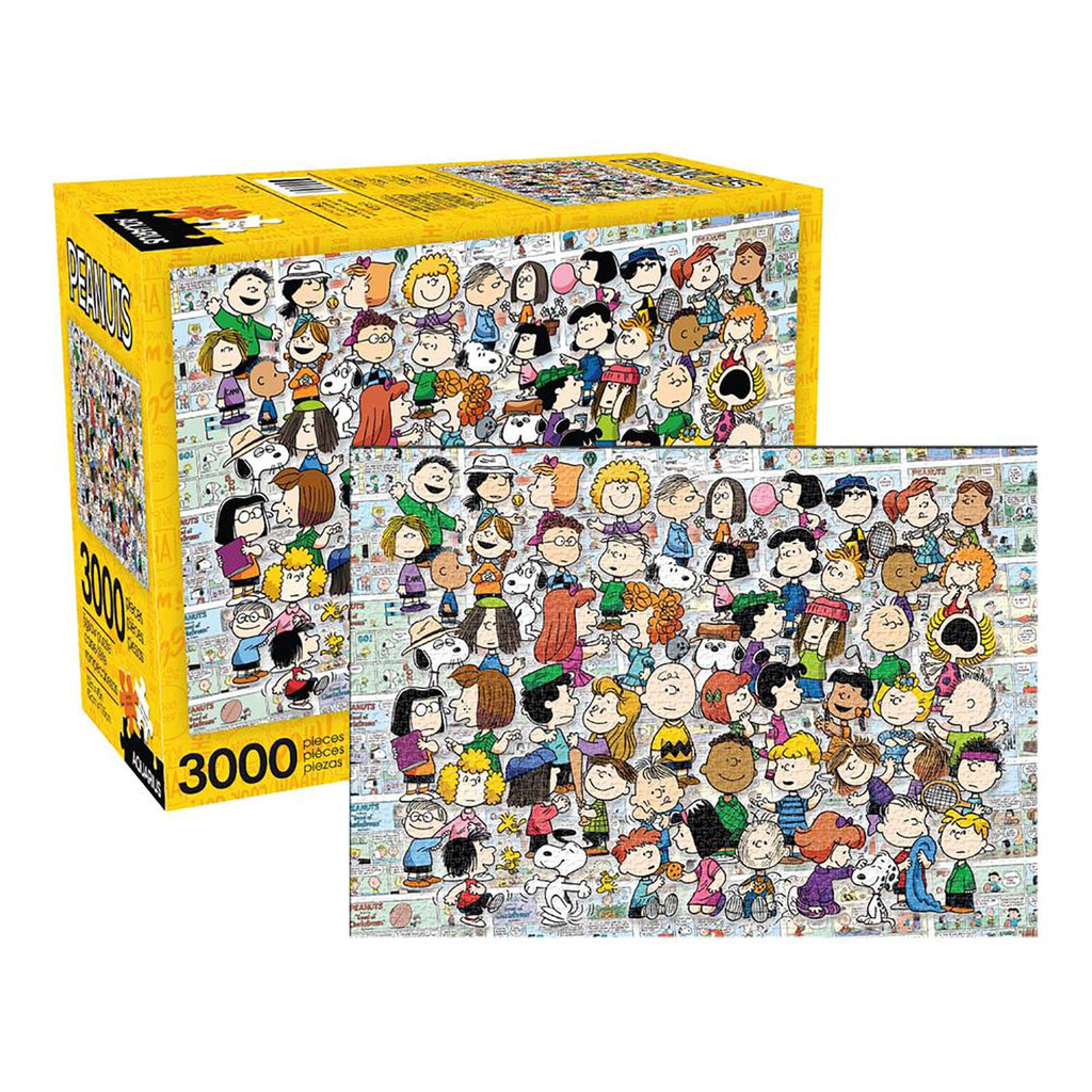 Peanuts Cast 3000 Piece Jigsaw Puzzle | Free Shipping — MeTV Mall