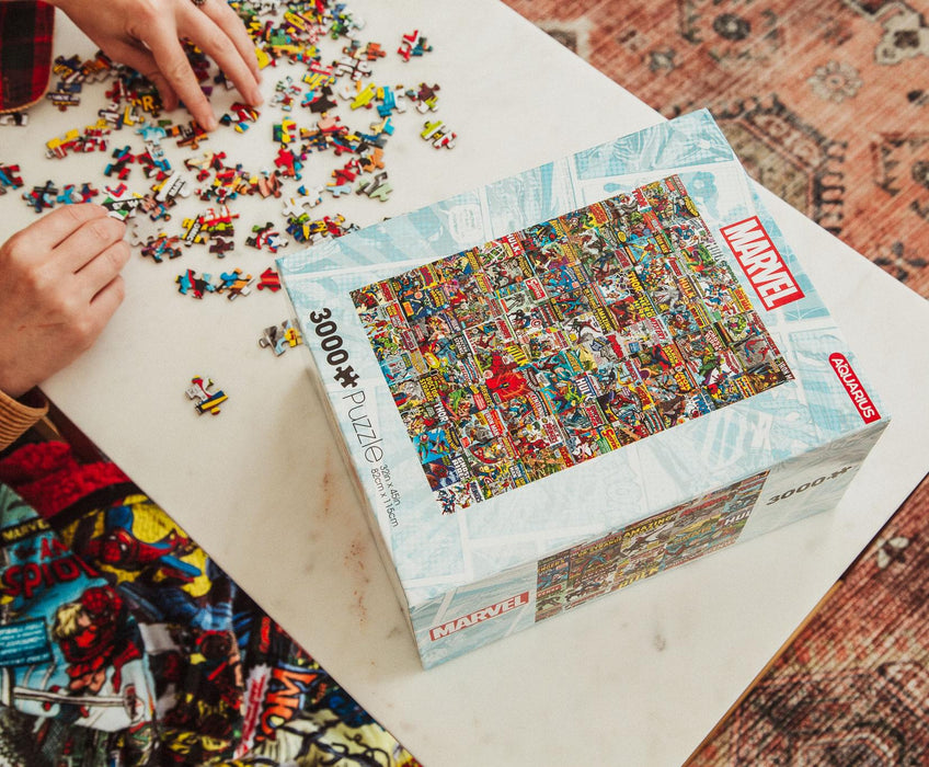 Marvel Comics Covers Superheroes 3000-Piece Jigsaw Puzzle