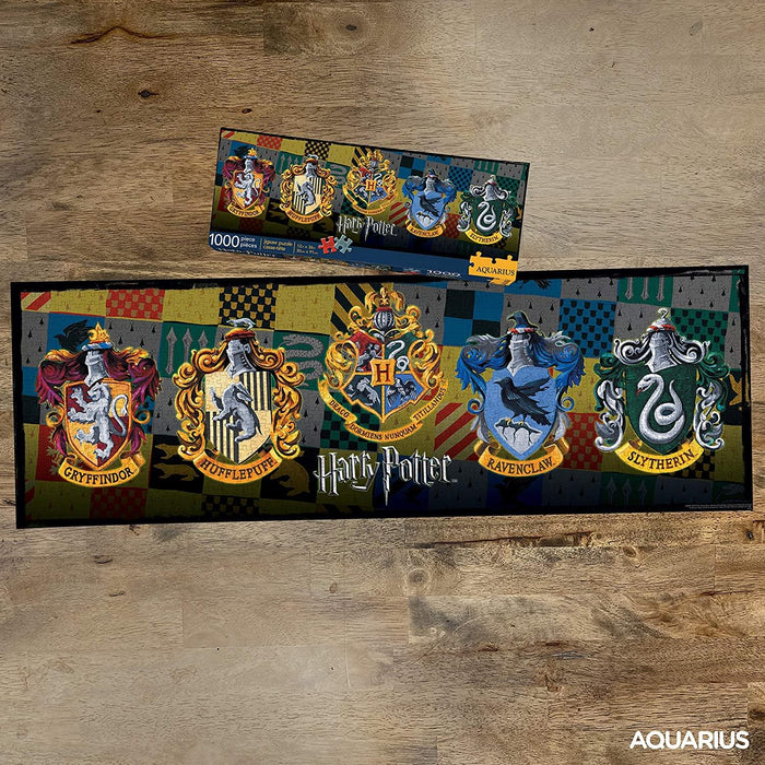 Harry Potter Crests Slim 1000-Piece Jigsaw Puzzle