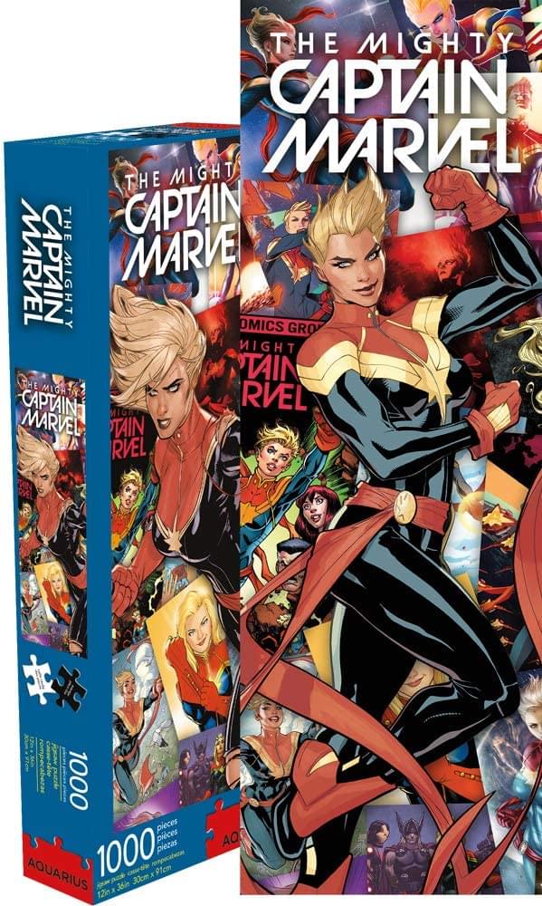 Marvel Captain Marvel Collage 1000 Piece Slim Jigsaw Puzzle product image 1 of 6