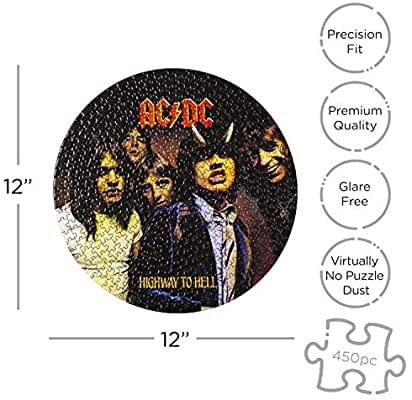 AC/DC Highway To Hell 450 Piece Picture Disc Jigsaw Puzzle