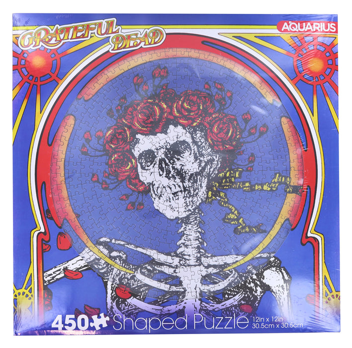 Grateful Dead Skull & Roses 450 Piece Record Disc Jigsaw Puzzle