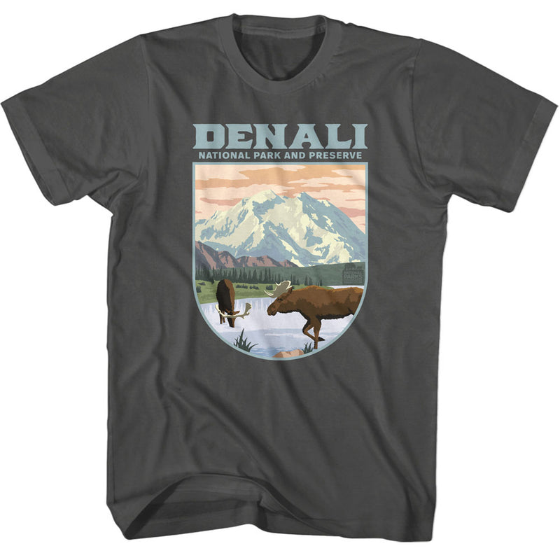 T-Shirt featuring design named National Parks - Denali Landscape