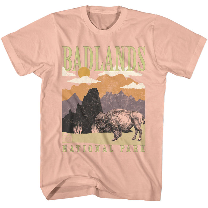 National Parks - Badlands Landscape (Pink)