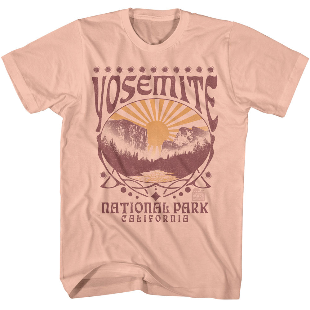 National Parks - Yosemite Decorative Oval (Peach) - Vimarsana News