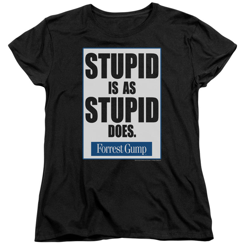 T-Shirt featuring design named Forrest Gump - Stupid Is, product image 2 of 2