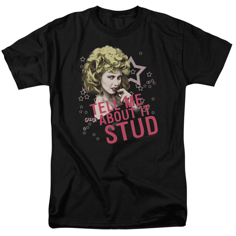 T-Shirt featuring design named Grease - Tell Me About it Stud, product image 1 of 2